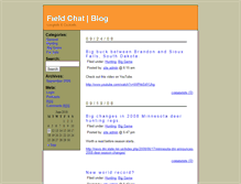 Tablet Screenshot of fieldchat.pixelcandy.com